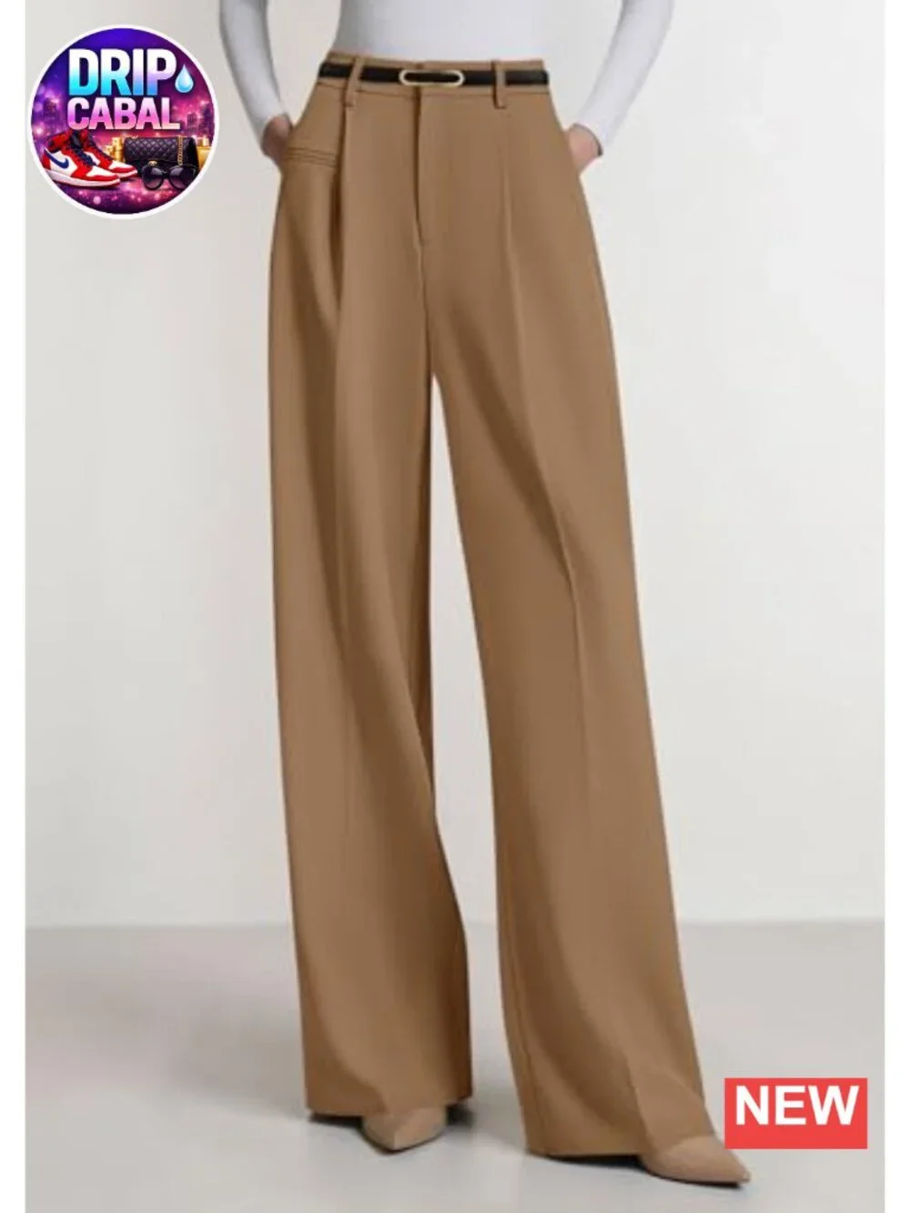 Wide Leg High Waisted Work Pants Women Palazzo Trousers Business Casual Slacks